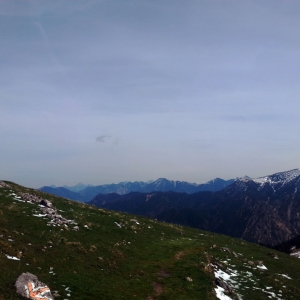 Vom Fockenstein mit Blick richtung Alpen